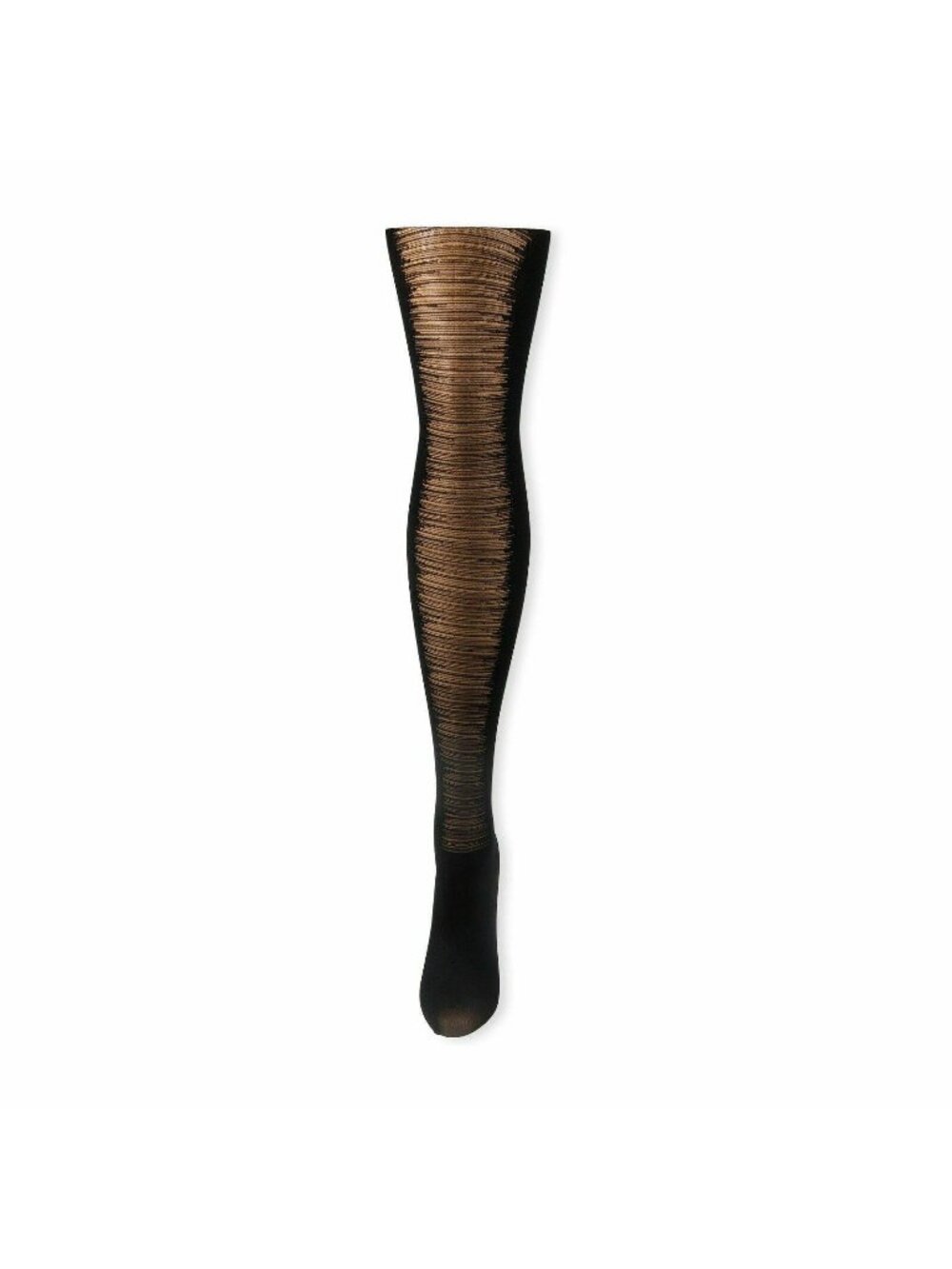 Halloween Costume Adult Black Slasher Stripe Tights S/M Punk Rock Small Medium